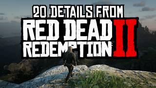 20 Insane Details from Red Dead Redemption 2 that make it The Most Detailed Game Ever