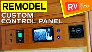 Class C RV Renovation - Building a Custom Control Panel  RV With Tito