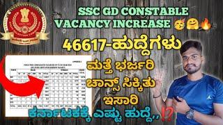 SSC GD Constable Vacancy Increase 2024SSC GD Constable ನಲ್ಲಿ 20000 ಹುದ್ದೆ ಹೆಚ್ಚಳKarnatak