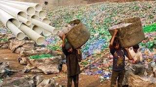 How Millions Waste Plastic Bottles Convert into PVC Pipe Through Recycling