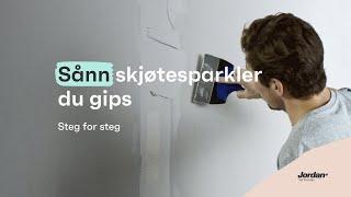 Sånn skjøtesparkler du gips - Steg for steg