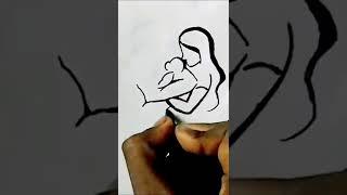 #short #shortvideo #shorts #viral #viralshorts #viralvideo #father and #mother and #baby drawing ️