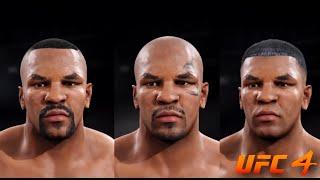 How to make Mike Tyson In EA UFC 4 CAf Formula Post Patch 3.0 - Iron Monk Tyson