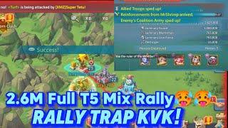 4 Way KVK Highlights. Mythic Rally Trap. 2.6M Full t5 Mix rallies Crazy Reports Lords Mobile