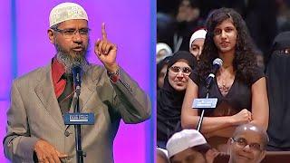 Christian Girl Challenged dr zakir naik about 72 hoors for man in heaven