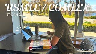 USMLE Step 1 & COMLEX Lvl 1 study vlog  highs and lows 