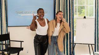 Justine Skye and Hailey Rhode Bieber play musical pictionary  GAME NIGHT WITH HAILEY