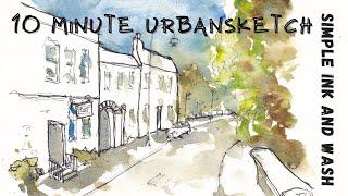 Really Quick Urban Sketching - Easy Tutorial in 10 minutes