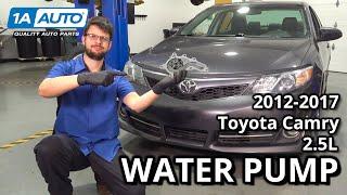 How to Replace Water Pump 2012-2017 Toyota Camry 2.5L