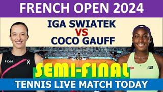Iga Świątek into Semifinal vs Coco Gauff in French Open 2024