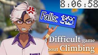 Every Fall in 8 Hours of A Difficult Game About Climbing