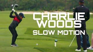 Charlie Woods Driver Swing Slow Motion -Tiger Woods 