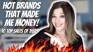 TEN of my TOP SALES of 2023 BOLO Brands & Selling Tips for 2024 Thrifted Poshmark & eBay sales