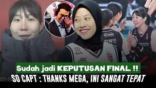 KEPUTUSAN AKHIR  KO HEE JIN ikuti saran MEGA  So Capt Sangat Berterimakasih ke Mega akan hal ini