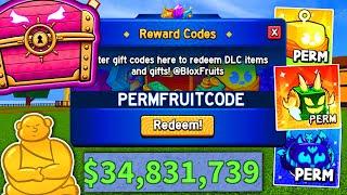 ALL 30 FREE PERMANENT FRUIT CODES for ROBLOX BLOX FRUITS