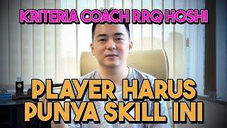 PENJELASAN SEPUTAR PLAYER & COACH RRQ HOSHI