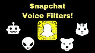 Snapchat How To Use the Voice Filter