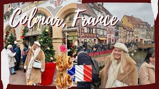 COLMAR CHRISTMAS MARKET VLOG  The best Christmas Market in Europe  ALSACE FRANCE TRAVEL 2022