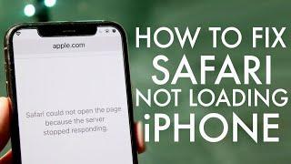 FIX Safari On iPhone Not Loading Websites 2020