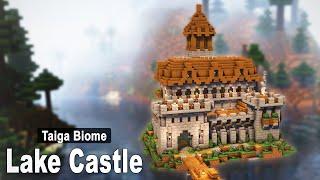 Minecraft How to build a Medieval Lake Castle  Tutorial