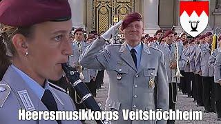 Heeresmusikkorps Veitshöchheim in Paris Königgrätzer MarschRegimentsgrußBundeswehr Marschmusik