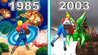 Space Harrier Game Evolution 1985 - 2003