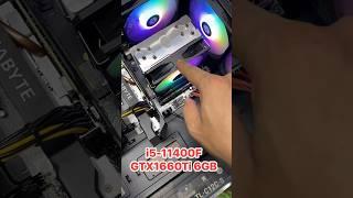 Gigabyte H510 i5-11400F 16GB NVMe 512G GTX1660Ti 6GB 107 #chuongmaytram