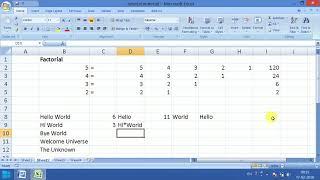 MS EXCEL PRODUCT LEFT RIGHT MID TEXT VALUE IN HINDI