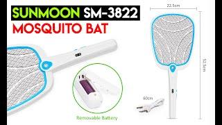 Sunmoon SM-3822 Mosquito Killing Bat 2 In 1 With Led Light