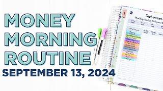 Money Morning Routine  Spending Trends + Budget Prep