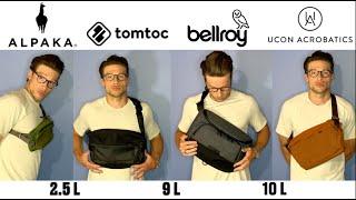 Top 5 BEST Crossbody Sling Bags for ANY Occasion Small Medium & Large. Review Packed & On Body