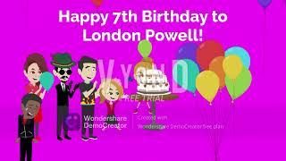 Happy 7th Birthday to London Powell