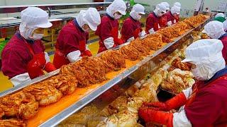 Amazing Korean Kimchi Mass Production  Food Factory