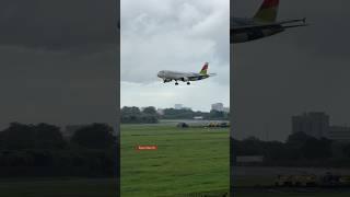 Pelita Air Landing Runway 25L Bandara Soekarno-Hatta Jakarta