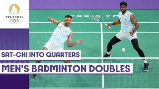  India vs Indonesia   Mens Badminton doubles  Paris 2024 Highlights