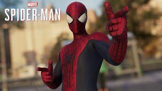 Spider-Man PC - Photorealistic TASM 2 Suit MOD Free Roam Gameplay