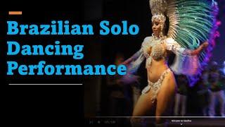 BRAZILIAN SOLO SAMBA DANCING PERFORMANCE  #Shorts