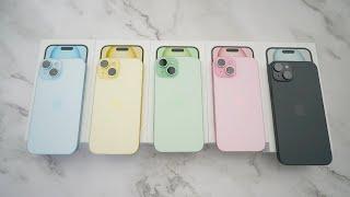 iPhone 15 & 15 Plus All Colors Pink Blue Green Yellow & Black