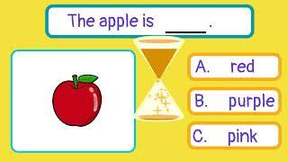 Colours for kids Quiz  Vocabulary Test