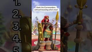 Blind Rank These 5 Commanders Part 2  Rise of Kingdoms