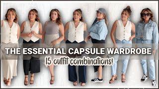 THE ULTIMATE WOMENS CAPSULE WARDROBE FOR SUMMER  MIDSIZE FASHION HAUL TRY ON + OUTFIT IDEAS ad