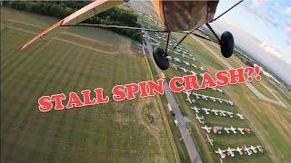 Airplane near death experience? Stall spin crash