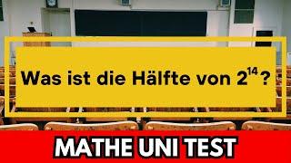 Schaffst du den MATHE AUFNAHMETEST der UNIVERSITÄT?Mathe Test