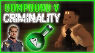 Using The X24 In CRIMINALITY  Roblox I thought it was compound v lol