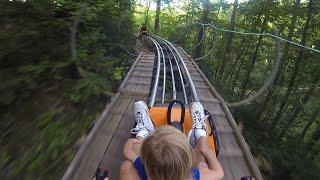 Smoky Mountain Alpine Coaster Pigeon Forge TN HD