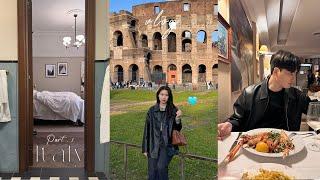Vlog 이탈리아 신혼 여행 EP 1. ROME 인생 레스토랑 capo boi•혹스턴 호텔 로마•바티칸 시티•콜로세움•트레비분수•신혼여행