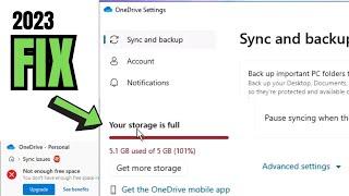 Fix OneDrive Storage Full in 2024  OneDrive Not Enough FREE Space
