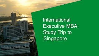 International Executive MBA Study trip in Singapore