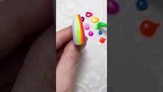HOW TO Transform Your Nails with Stunning Rainbow Stripes #nailart #rainbownails #madamglam