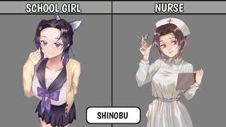 DEMON SLAYER SHINOBU KOCHO IN DIFFERENT COSTUMES  PlayNetCity